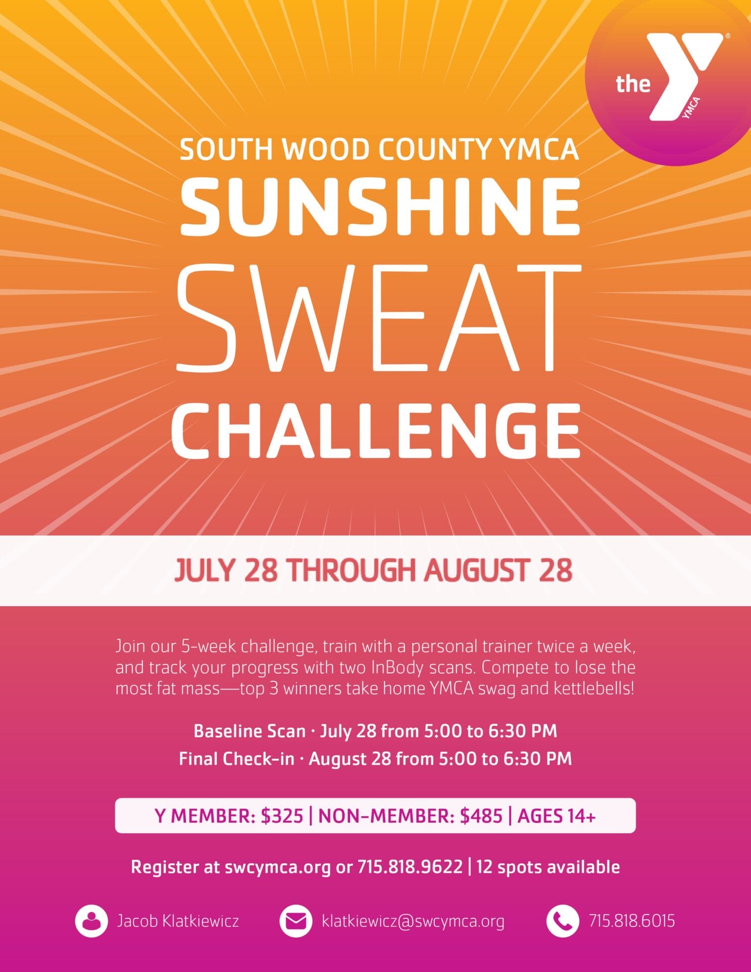 Sunshine Sweat Flyer 1