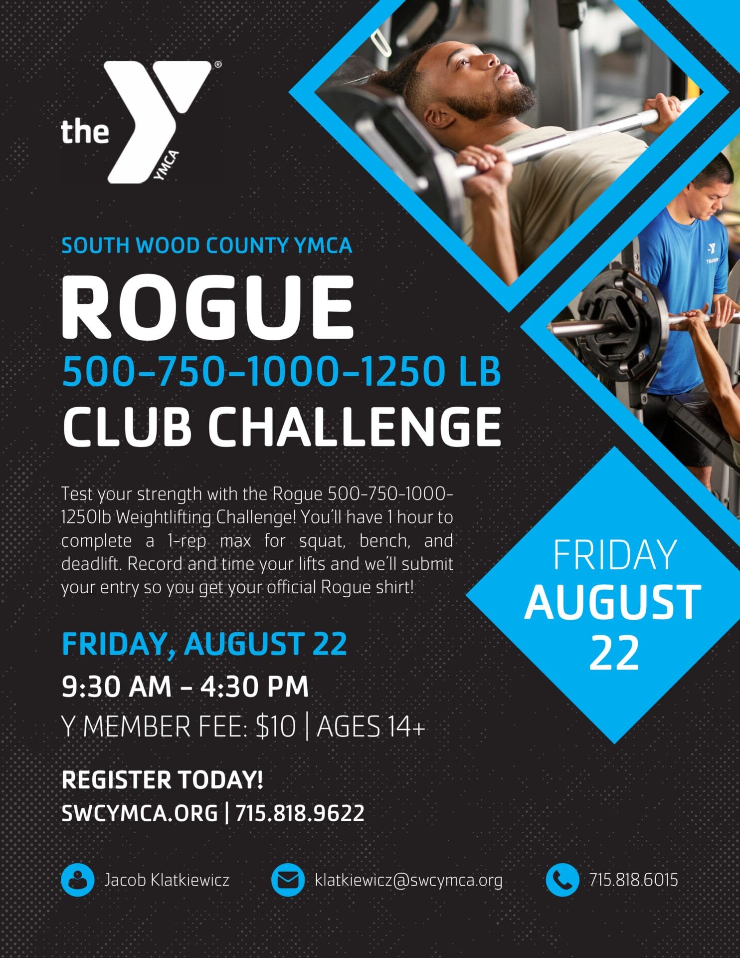 Rogue Club Challenge Flyer
